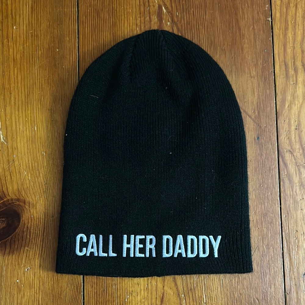 Black Knit Beanie Winter Hat